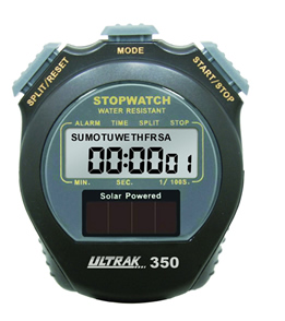 Ultrak Solar Powered Stopwatch: Cumulative Splits, 350